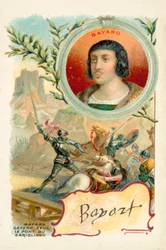 Bayard defending the Bridge of Garigliano on his own, 1503